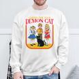 Caring For Your Evil Cat Retro Dark Humor Book Cover Premium Tri-Blend Sweatshirt Gifts for Old Men Caring For Your Evil Cat Retro Dark Humor Book Cover Premium Tri-Blend Sweatshirt Gifts for Old Men