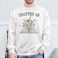 Chapter 28 Book Lovers & Readers 28th Birthday Wildflowers Sweatshirt Gifts for Old Men