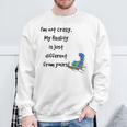 Cheshire Cat Alice In Wonderland Costume Book Quote Sweatshirt Gifts for Old Men
