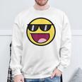Cool Epic Face サングラス グラフィック シェード ファニー ミーム スウェットシャツ 高齢者への贈り物