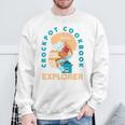 Crockpot Cookbook Baking Cooking Lovers Chef Cook Bakers Sweatshirt Gifts for Old Men