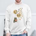 Cute Reading Cat With Kitten Dandelion Flowers Book Lover Sweatshirt Gifts for Old Men Cute Reading Cat With Kitten Dandelion Flowers Book Lover Sweatshirt Gifts for Old Men