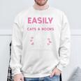 Easily Distracted By Cats Books Bookworm Women Girls Kids Performance Sweatshirt Gifts for Old Men Easily Distracted By Cats Books Bookworm Women Girls Kids Performance Sweatshirt Gifts for Old Men