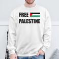 Free Gaza Free Palestine Flag ビンテージtシャツ スウェットシャツ 高齢者への贈り物