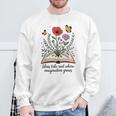 Ideas Take Root Where Imagination Grows Book Lover Quote Sweatshirt Gifts for Old Men