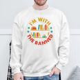 I'm With The Banned Books I Survived Reading Banned Books Sweatshirt Gifts for Old Men