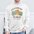 It’s A Good Day To Read 6 Or 7 Pages 67 Meme Book Sweatshirt Gifts for Old Men