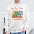 Just One More Chapter Bookish Book Kawaii Frog Reading Book Sweatshirt Gifts for Old Men Just One More Chapter Bookish Book Kawaii Frog Reading Book Sweatshirt Gifts for Old Men