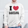 I Love Barcelona バルセロナが大好き スウェットシャツ 高齢者への贈り物
