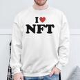 I Love Nft スウェットシャツ 高齢者への贈り物