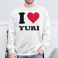 I Love Yuri スウェットシャツ 高齢者への贈り物