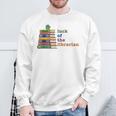 Luck Of The Librarian St Patricks Day Book Lover Sweatshirt Gifts for Old Men