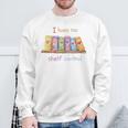 I Have No Shelf Control Shirt Book Lover Librarian Sweatshirt Gifts for Old Men