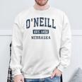 O'neill ネブラスカneビンテージアスレチックスポーツデザイン スウェットシャツ 高齢者への贈り物