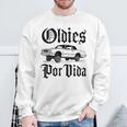 Oldies Porida ヴィンテージ ローライダー 車 メキシカン チカーノ チョロ 長袖tシャツ スウェットシャツ 高齢者への贈り物