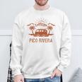 Pico Rivera Ca カリフォルニア レトロ ビンテージ サーフィン ビーチ 長袖tシャツ スウェットシャツ 高齢者への贈り物