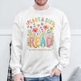 Plant A Seed Read Library Summer Reading 2026 Floral Book Sweatshirt Gifts for Old Men Plant A Seed Read Library Summer Reading 2026 Floral Book Sweatshirt Gifts for Old Men