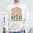 Read Banned Books Break The Rules Banned Books Sweatshirt Gifts for Old Men