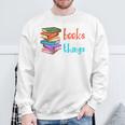 I Read Books And I Know Things Sweatshirt Gifts for Old Men