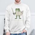 We Read At Dawn Vintage Frog Reading Book Frog Meme Sweatshirt Gifts for Old Men We Read At Dawn Vintage Frog Reading Book Frog Meme Sweatshirt Gifts for Old Men