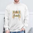 Reading Book Nerd Hoarder Bookworm Hoarding Sweatshirt Gifts for Old Men