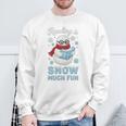 Reading Is Snow Much Fun Book Lover Winter Snowman Humor Sweatshirt Gifts for Old Men Reading Is Snow Much Fun Book Lover Winter Snowman Humor Sweatshirt Gifts for Old Men