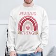 Reading Is My Thing Book Bookworm Teacher Rainbow Girl Sweatshirt Gifts for Old Men Reading Is My Thing Book Bookworm Teacher Rainbow Girl Sweatshirt Gifts for Old Men
