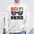 Sci Fi Nerd Science Fiction Book Movie Fan Sweatshirt Gifts for Old Men