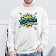 Science Is My Superpower Comic Book Style Sweatshirt Gifts for Old Men