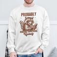 Smut Book Reader Racoon Probably Reading Something Unholy Sweatshirt Gifts for Old Men Smut Book Reader Racoon Probably Reading Something Unholy Sweatshirt Gifts for Old Men