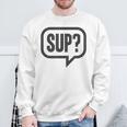 Sup どうしたの？ワザップワサップ What's Up スウェットシャツ 高齢者への贈り物