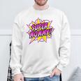 Super Mommy Comic Book Superhero Mother's Day Sweatshirt Gifts for Old Men Super Mommy Comic Book Superhero Mother's Day Sweatshirt Gifts for Old Men