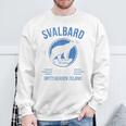 Svalbardpitzbergen ホッキョクグマ ロングイヤービーン ノルウェー ホッキョクグマ スウェットシャツ 高齢者への贈り物
