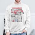 Transformers Optimus Prime Vintage Comic Book Style Panels Sweatshirt Gifts for Old Men