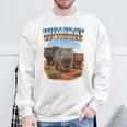 Wombat ヴィンテージ 70年代 90年代 レトロ ウォンバット 動物愛好家 ウォンバット スウェットシャツ 高齢者への贈り物