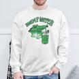 かわいいワニのクロコダイルグラフィックジャングルtシャツtシャツ スウェットシャツ 高齢者への贈り物