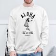 アロハ フラクラブ ハレイワ ハワイ 長袖tシャツ スウェットシャツ 高齢者への贈り物