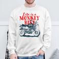 モンキーバイクバイク スウェットシャツ 高齢者への贈り物