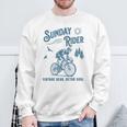 レトロ サイクリング サイクリスト 自転車 バイク サンデー ライド クラブ レース スウェットシャツ 高齢者への贈り物
