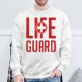 救命救急救命士のライフセーバー Lifeguard スウェットシャツ 高齢者への贈り物