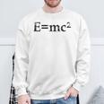 物理相対性理論e Mc2方程式の式 EMc2 スウェットシャツ 高齢者への贈り物