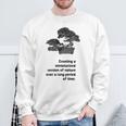 盆栽 松 園芸 庭いじり オーガニック 伝統 わびとさび 庭師 渋かっこいい 長袖tシャツ スウェットシャツ 高齢者への贈り物
