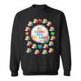 100 Books For 100 Days 100th Day Of School Top Teacher Kid Sweatshirt