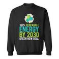 2030年までにグリーンニューディールの再生可能エネルギー 長袖tシャツ スウェットシャツ