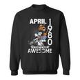 46Th Birthday Legends April 1980Intage 46 Years Old スウェットシャツ