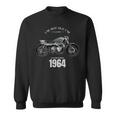 60 歳の誕生日男性オートバイ バイクに乗る人 1964 スウェットシャツ