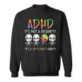 Adhd It's Not Disability It's A Different Abilitykeleton スウェットシャツ