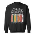 Applied Behavior Analysis ABA Therapist Floral Books Sweatshirt