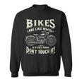 Bikes Are Like Wives 面白い オートバイ バイカー 妻 スウェットシャツ