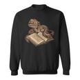 Boa Constrictor Reading A Book Sweatshirt